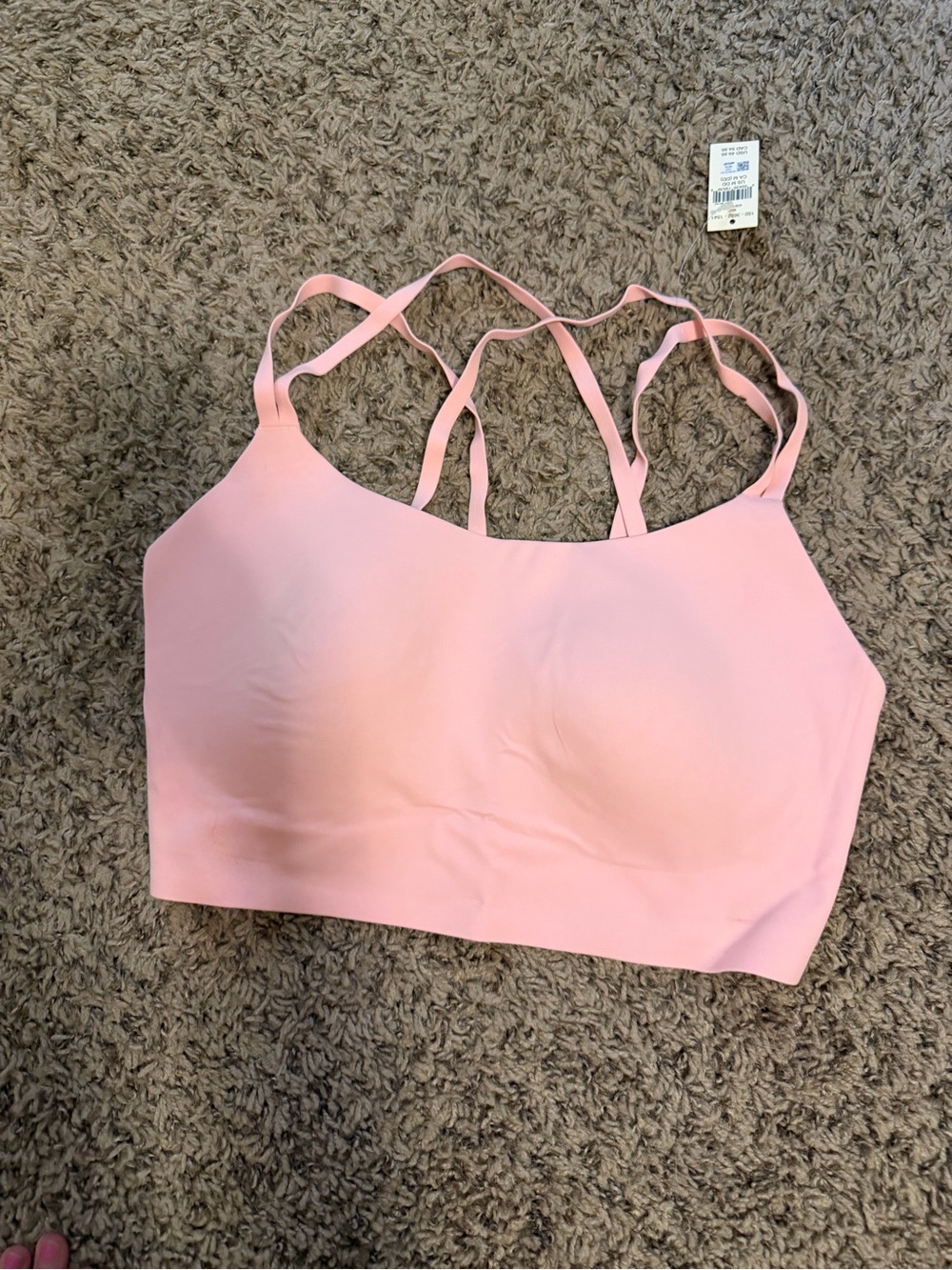 aerie Pink Strappy Wireless Bralette